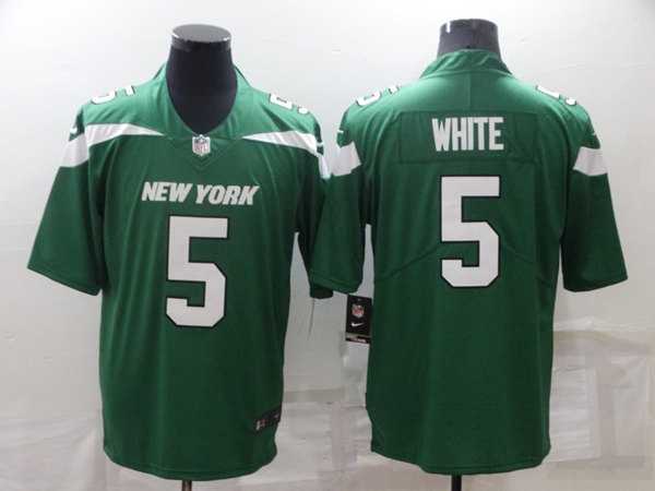 Men & Women & Youth New York Jets #5 Mike White Green Vapor Untouchable Limited Stitched Jersey